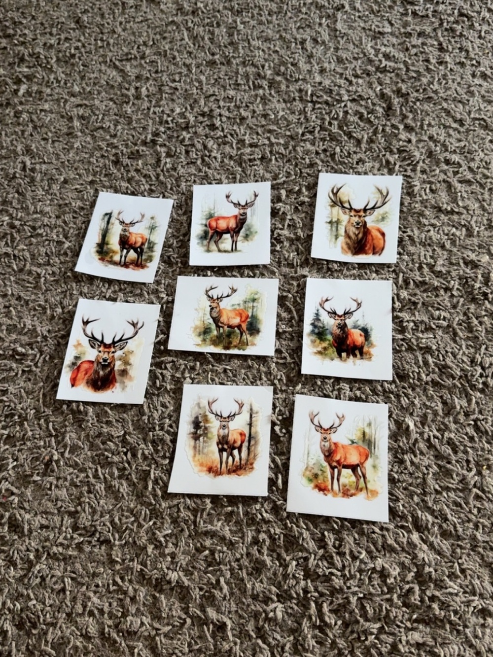Lot of deer stickers